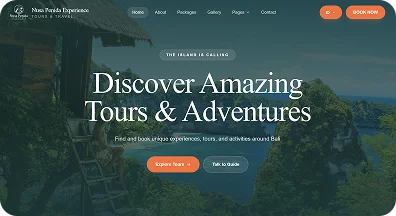 Contoh website studio tato