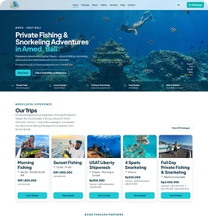 Tampilan web template profesional Macroweb
